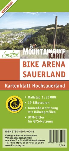 Beispielbild fr Bike Arena Sauerland: Mountainbikekarte Hochsauerland 1 : 35 000 zum Verkauf von medimops