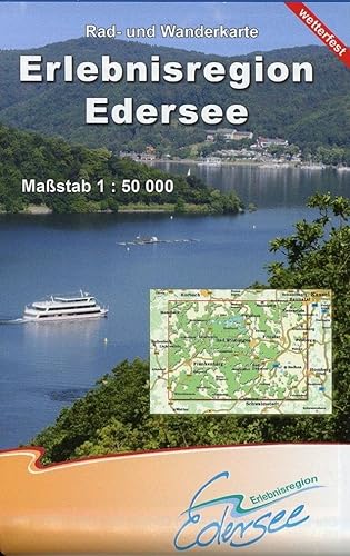 Stock image for Erlebnisregion Edersee 1 : 50 000: Rad- und Wanderkarte for sale by medimops