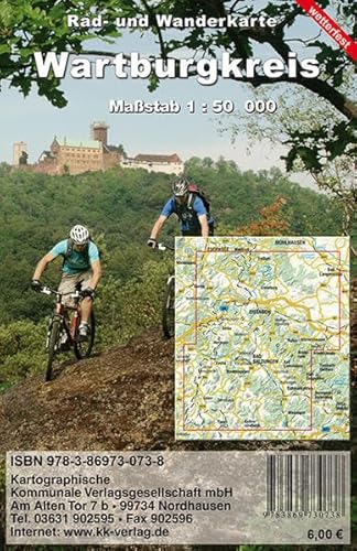 Stock image for Wartburgkreis: Rad- und Wanderkarte for sale by medimops