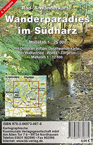 Beispielbild fr Wanderparadies im Sdharz: Walkenried - Wiede - Zorge zum Verkauf von medimops