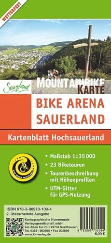 9783869731094: Bike Arena Sauerland 03 Mountainbikekarte Hochsauerland