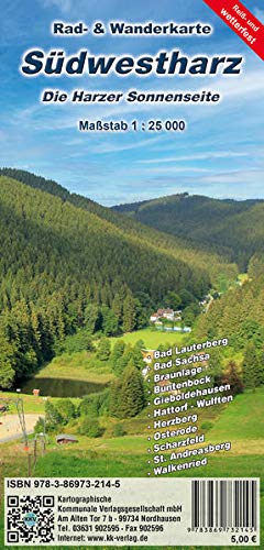 Beispielbild fr Sdwestharz - Die Harzer Sonnenseite: Rei- und Wetterfest zum Verkauf von medimops