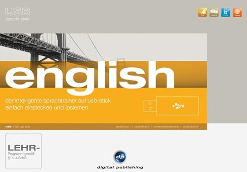 9783869760896: Digital publishing USB Sprachtrainer English - Programa educativo