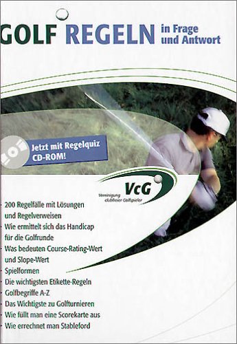 Stock image for Golf Regeln in Frage und Antwort, m. CD-ROM for sale by Versandantiquariat Felix Mcke