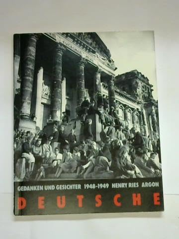 9783870241216: Deutsche. Gedanken und Gesichter 1948-1949 (Livre en allemand)