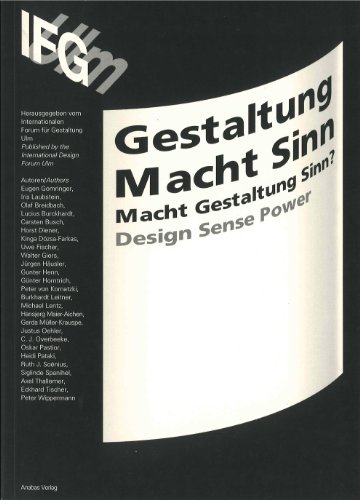 Gestaltung macht Sinn. Macht Gestaltung Sinn? Design Sense Power.