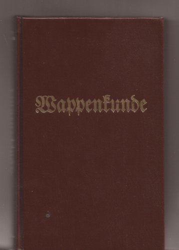 Stock image for Wappenkunde. for sale by Bernhard Kiewel Rare Books