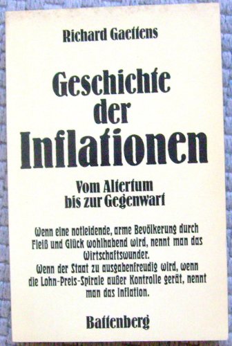 Stock image for Geschichte der Inflationen. Vom Altertum bis zur Gegenwart for sale by medimops