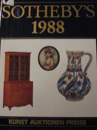 Stock image for Sotheby's Kunst, Auktionen, Preise, Edition 1988 for sale by Buchfink Das fahrende Antiquariat