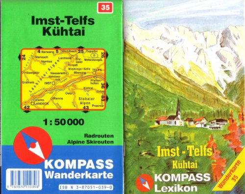 9783870510398: Carte touristique : IMST - Telfs - Kuhtai