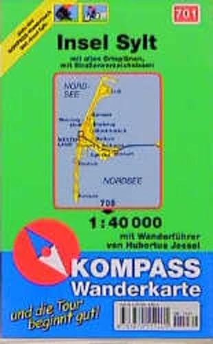 9783870511401: Carte touristique : Insel Sylt
