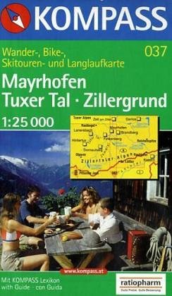 9783870515614: Carte touristique : Mayrhofen, Tuxer Tal