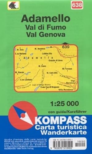 9783870518905: Carte touristique : Adamello, Val di Fumo, Val Genova