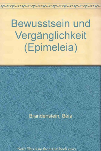 9783870560096: Epimeleia Bla Freiherr von Brandenstein