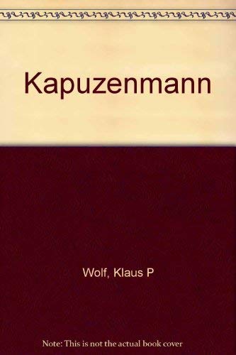 Stock image for Kapuzenmann for sale by Antiquariat  Angelika Hofmann