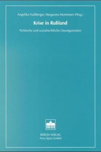 Beispielbild fr Krise in Ruland. Politische und sozialrechtliche Lsungsanstze zum Verkauf von Celler Versandantiquariat