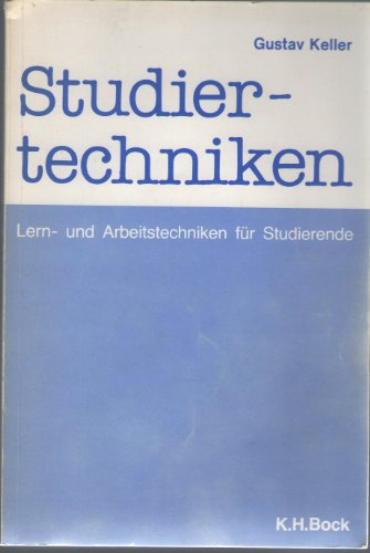 Beispielbild fr Studiertechniken : Lern- und Arbeitstechniken fr Studierende zum Verkauf von Jagst Medienhaus