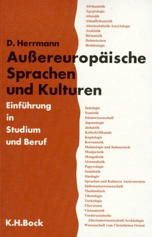 Beispielbild fr Auereuropische Sprachen und Kulturen : Einfhrung in Studium und Beruf zum Verkauf von Bernhard Kiewel Rare Books