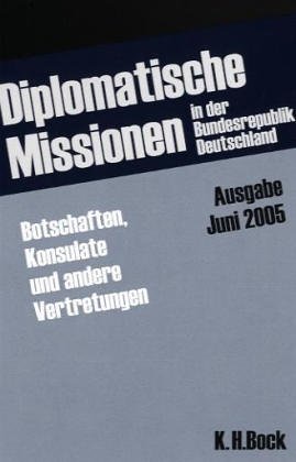 9783870669287: Diplomatische Missionen in der Bundesrepublik Deutschland 11/04