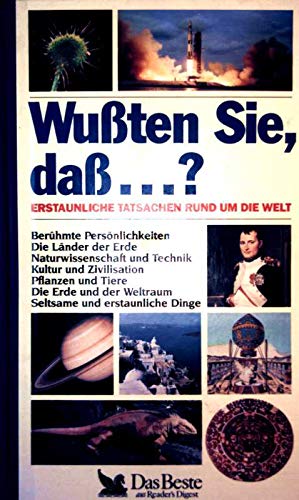 Beispielbild fr Wussten Sie, dass.?. Erstaunliche Tatsachen rund um die Welt zum Verkauf von Edition H. Schroeder e.K.