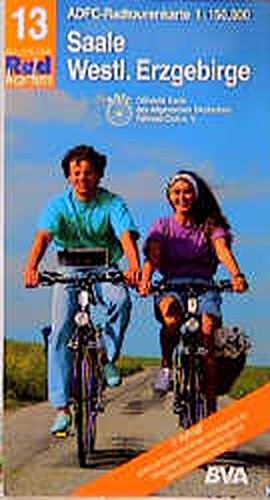 Beispielbild fr Radtourenkarten 1:150000 (ADFC): ADFC Radtourenkarten, Saale, Westliches Erzgebirge: Bett und Bike. zum Verkauf von medimops