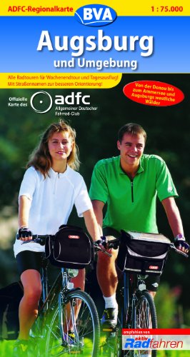 Beispielbild fr ADFC Regionalkarten, Augsburg: Von der Donau bis zum Ammersee und Augsburgs westliche Wlder. Die neue groe Radwanderkarte. Alle Radtouren fr . des Allgemeinen Deutschen Fahrrad-Club e.V zum Verkauf von medimops