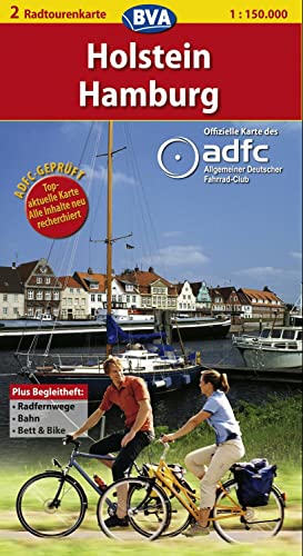 ADFC-Radtourenkarte 02 Holstein / Hamburg 1 : 150 000