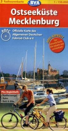 ADFC-Radtourenkarte 03. Ostseeküste / Mecklenburg 1 : 150 000 - Adfc, 3 RADTOURENKARTE