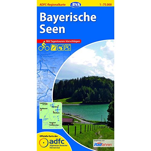 9783870735197: Bayerische Seen GPS wp r/v cycling map