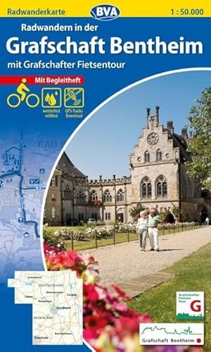 Beispielbild fr Radwanderkarte BVA Radwandern in der Grafschaft Bentheim 1:50.000, rei- und wetterfest, GPS-Tracks Download: mit Grafschafter Fietsentour - mit Begleitheft zum Verkauf von medimops