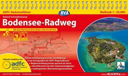 9783870736910: ADFC-Radreisefhrer Bodensee-Radweg 1 : 50.000: Mit dem Rad durch drei Lnder rund um den See