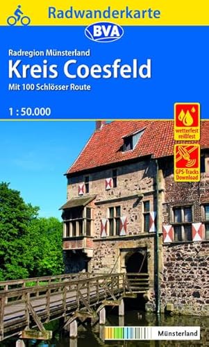 Beispielbild fr Radwanderkarte BVA Radregion Mnsterland Kreis Coesfeld 1:50.000, rei- und wetterfest, GPS-Tracks Download: Mit 100 Schlsser Route (Radwanderkarte 1:50.000) zum Verkauf von medimops