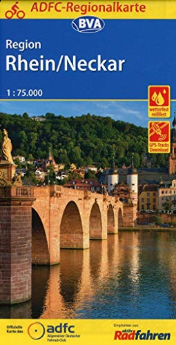 Beispielbild fr ADFC-Regionalkarte Region Rhein/Neckar, 1:75.000, rei- und wetterfest, GPS-Tracks Download (ADFC-Regionalkarte 1:75000) zum Verkauf von medimops