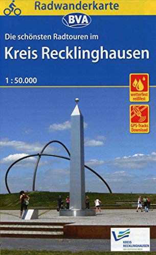 Beispielbild fr Radwanderkarte BVA Kreis Recklinghausen, 1:50.000, rei- und wetterfest, GPS-Tracks Download (Radwanderkarte 1:50.000) zum Verkauf von medimops