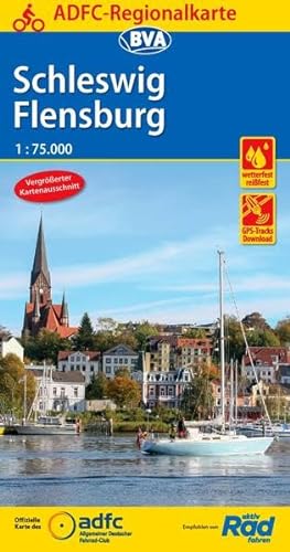 Beispielbild fr ADFC-Regionalkarte Schleswig Flensburg 1:75.000, rei- und wetterfest, GPS-Tracks Download: Vergrerter Kartenausschnitt (ADFC-Regionalkarte 1:75000) zum Verkauf von medimops