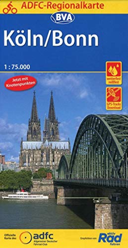 Beispielbild fr ADFC-Regionalkarte Kln/Bonn 1:75.000, rei- und wetterfest, GPS-Tracks Download (ADFC-Regionalkarte 1:75000) zum Verkauf von medimops