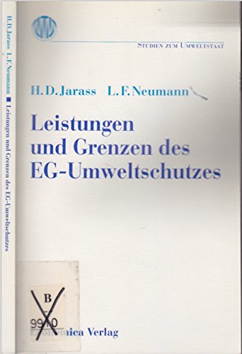 9783870815134: Leistungen und Grenzen des EG-Umweltschutzes (Studien zum Umweltstaat) (German Edition)