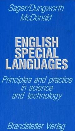 Beispielbild fr English special languages. Principles and practice in science and technology. zum Verkauf von Antiquariat J. Hnteler