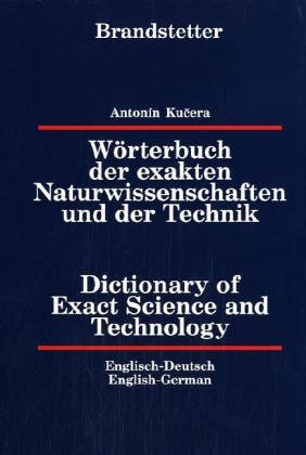 9783870971069: German-English Dictionary of Exact Science & Technology