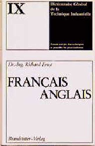 Beispielbild fr Comprehensive Dictionary of Engineering and Technology: French-English (Volume 9) zum Verkauf von Anybook.com