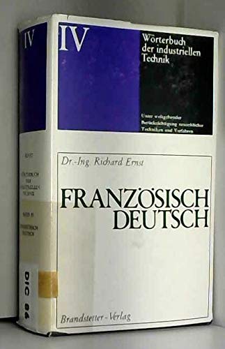 Stock image for Dictionnaire generale de la technique industrielle franzosisch/deutsch for sale by Ammareal