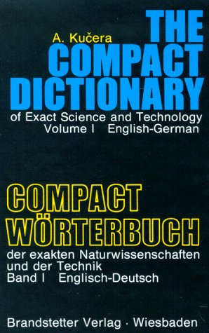 9783870971465: English-German (v. 1) (Compact Dictionary of Exact Science and Technology)
