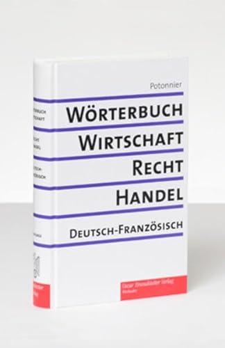 9783870972165: Worterbuch Wirtschaft Recht Handel