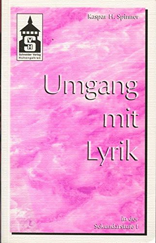 Stock image for Umgang mit Lyrik in der Sekundarstufe I for sale by medimops