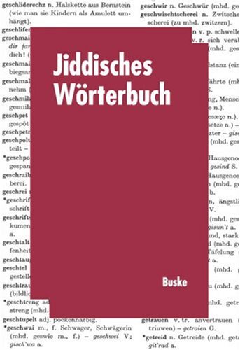 Stock image for Jiddisches Wrterbuch for sale by medimops