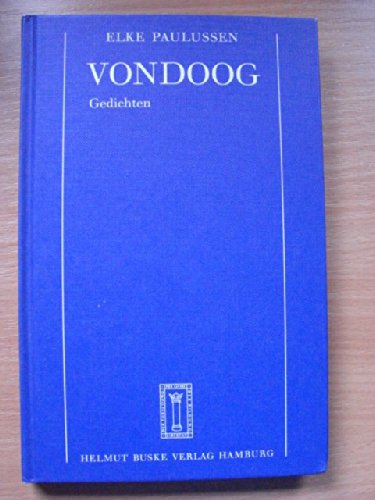 Imagen de archivo de Vondoog. Gedichten a la venta por medimops