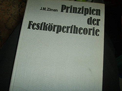 Stock image for Prinzipien der Festkrpertheorie for sale by medimops