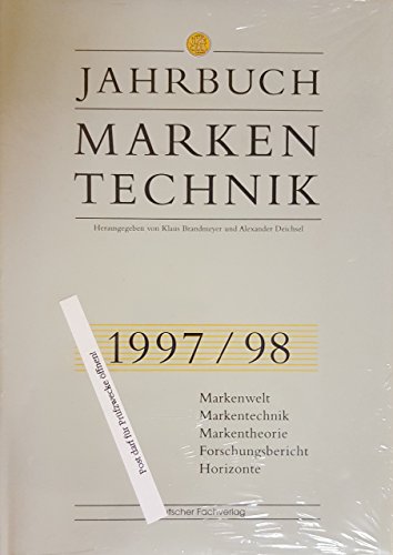 9783871505386: Jahrbuch Markentechnik 1997/98