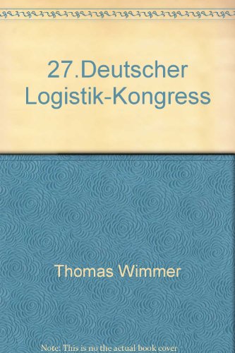 Stock image for 27.Deutscher Logistik-Kongress for sale by medimops