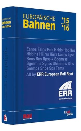 9783871545191: Europische Bahnen 2015/2016: Das Verzeichnis der Eisenbahnverkehrs- und -infrastrukturunternehmen